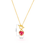 Lev Heart-Shaped Valentine Necklace