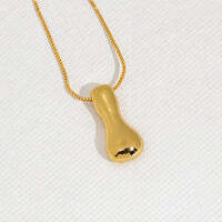 Hana's Bubble Initial Necklace
