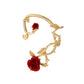 Rose Ear Wrap Cuff Earrings