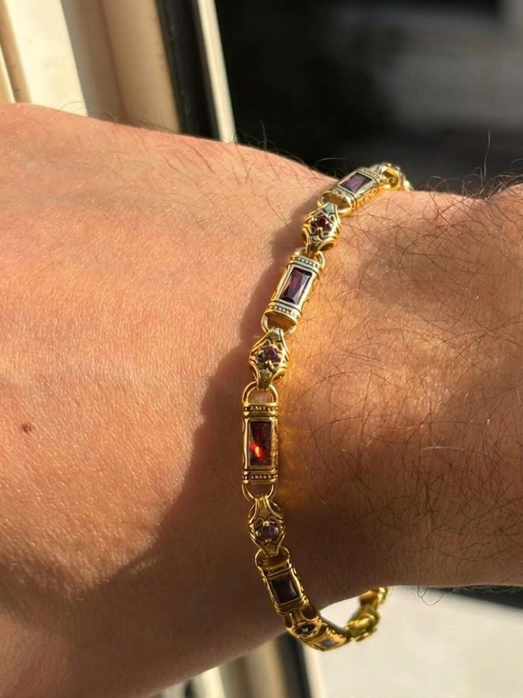Varell Crimson Relic Bracelet
