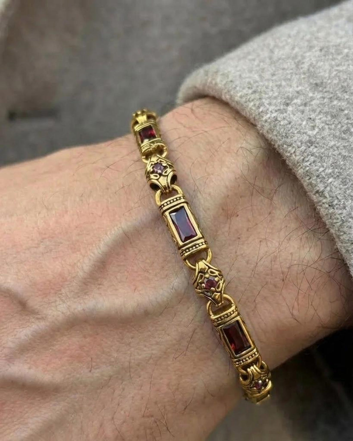 Varell Crimson Relic Bracelet