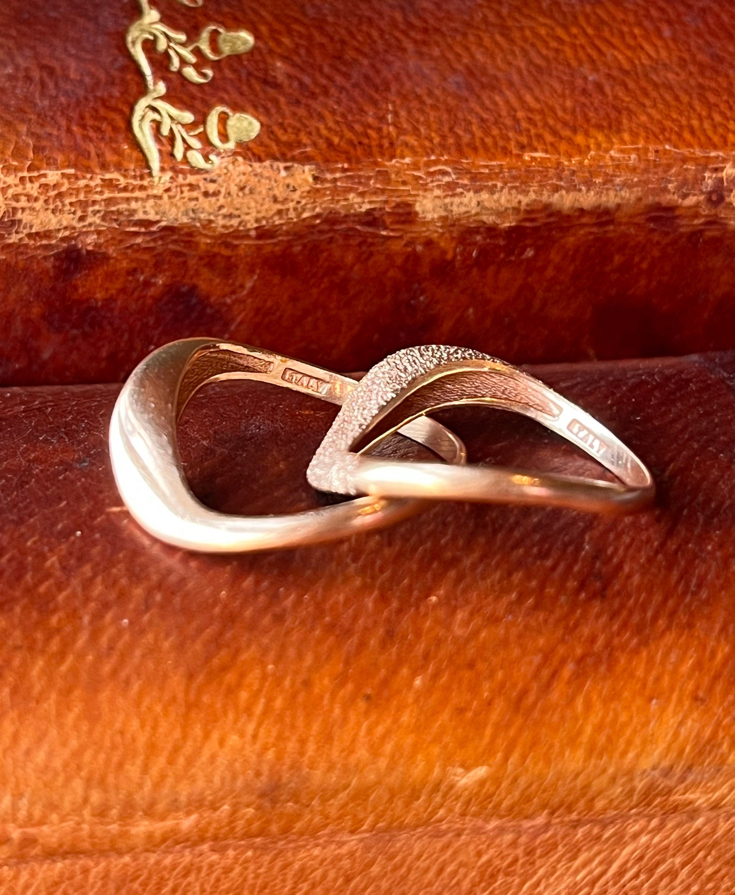Rose Dune Wave Ring