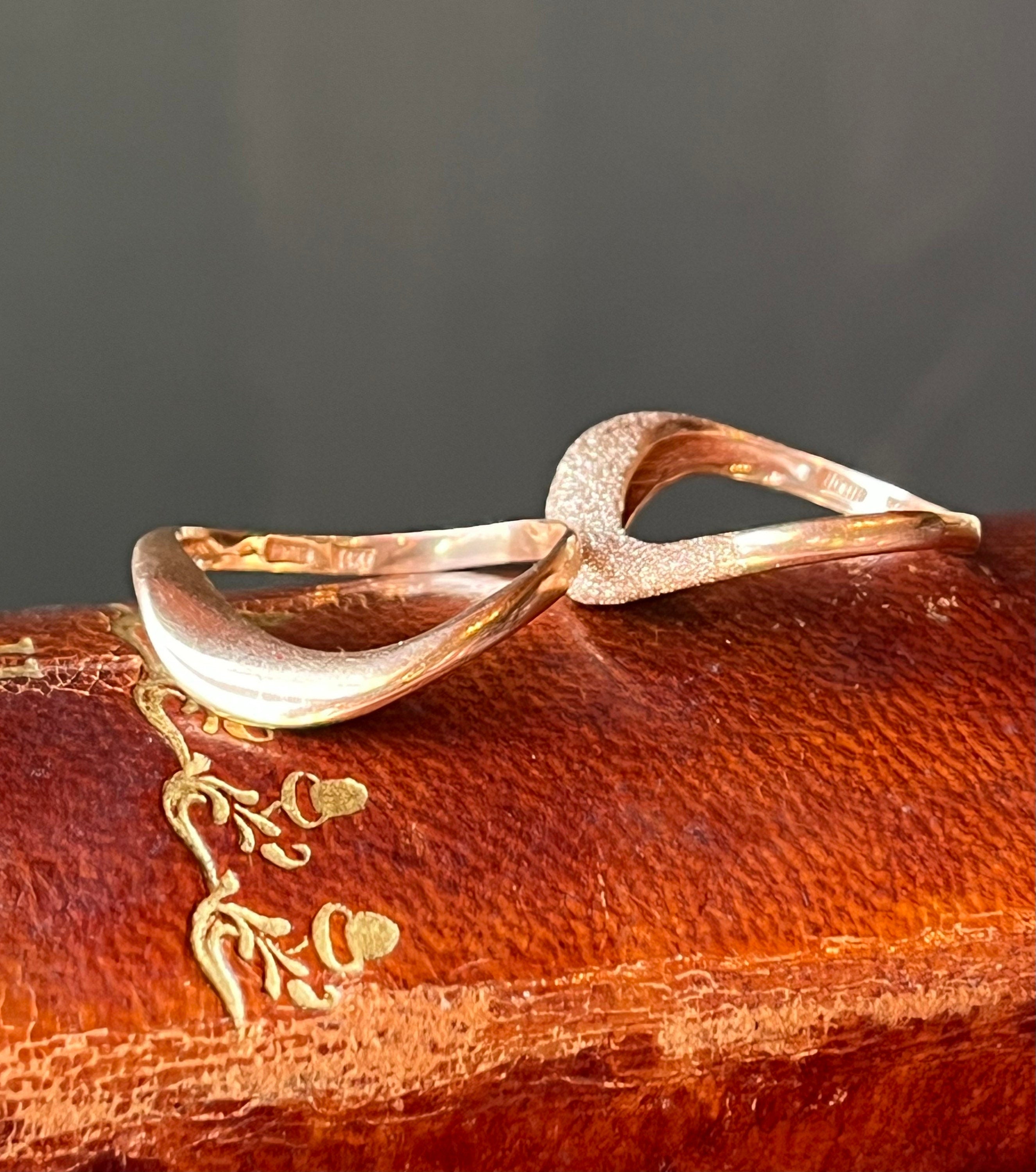 Rose Dune Wave Ring