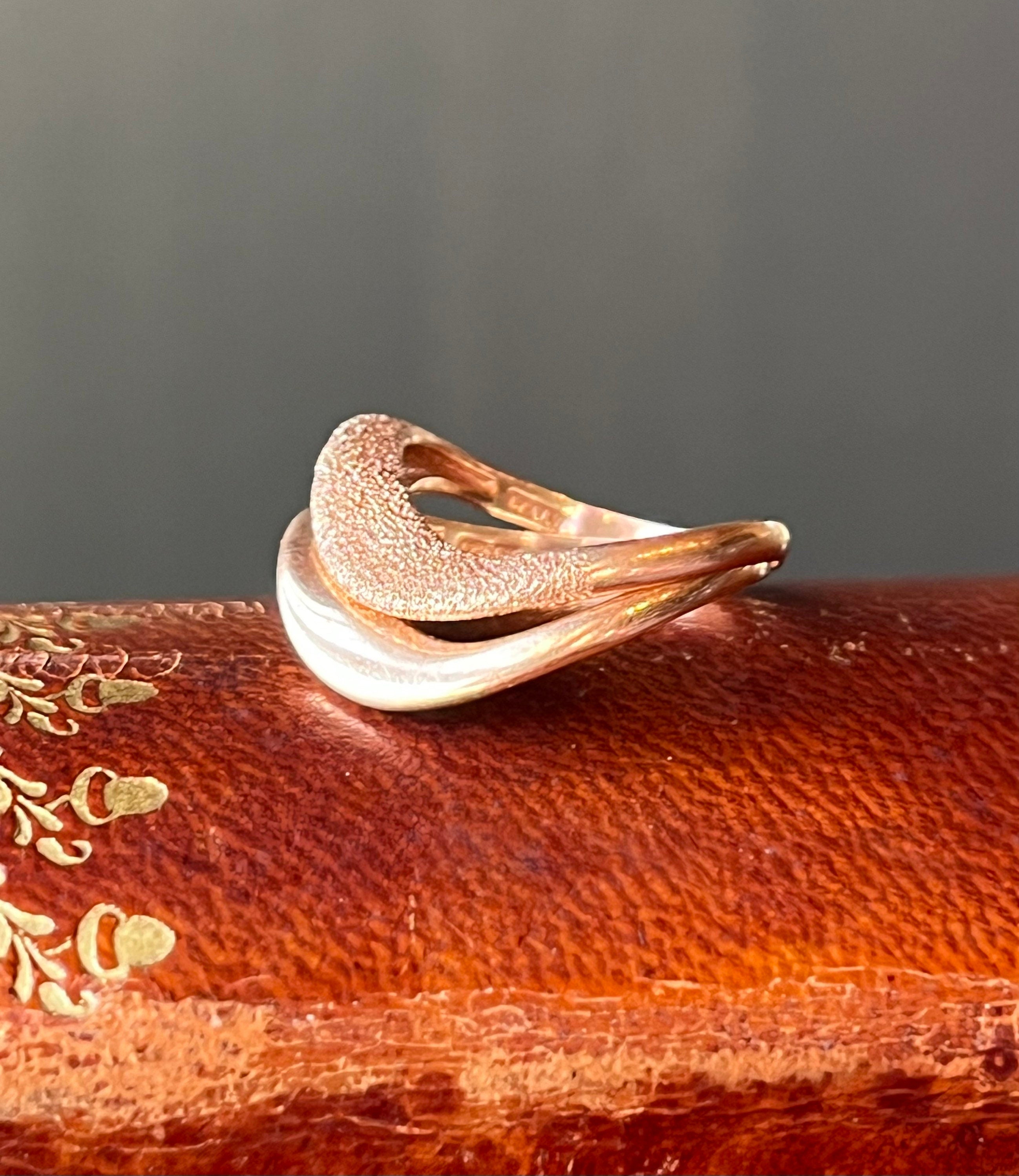 Rose Dune Wave Ring