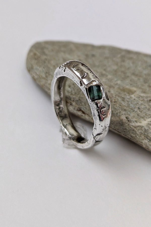 Verdan Relic Sterling Silver Ring