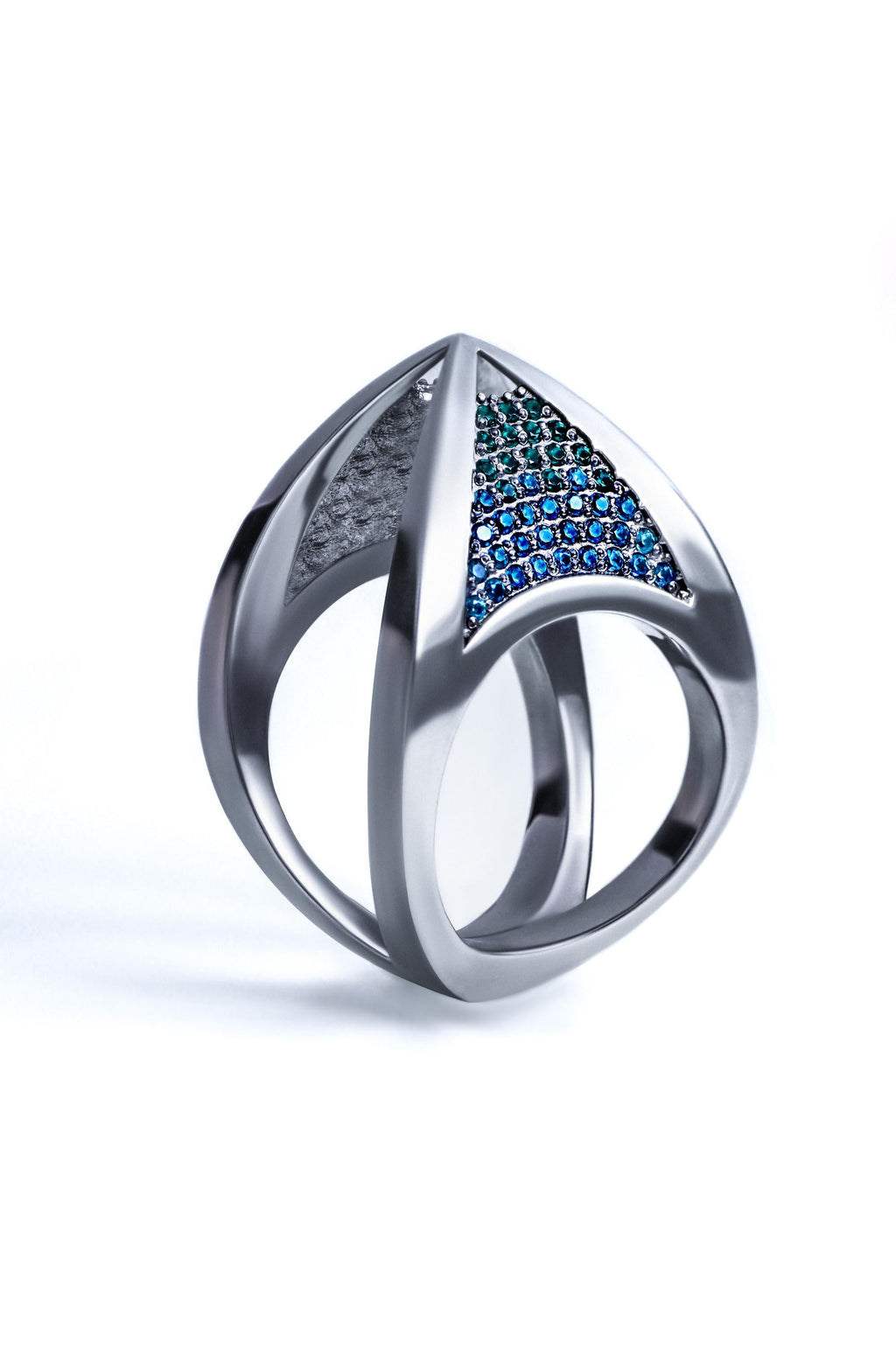 Triad Spark Statement Ring