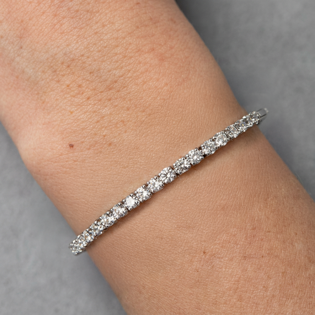 Kiara Line Zircon Bracelet (Three in One)