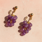 Amira Grape Drop Earrings
