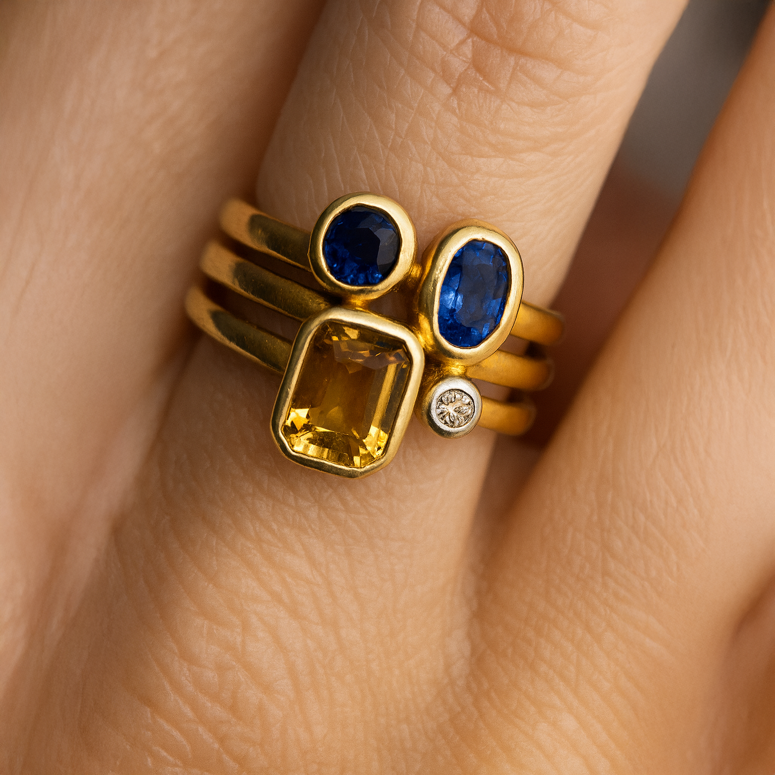 Nova Multi Gemstone Ring