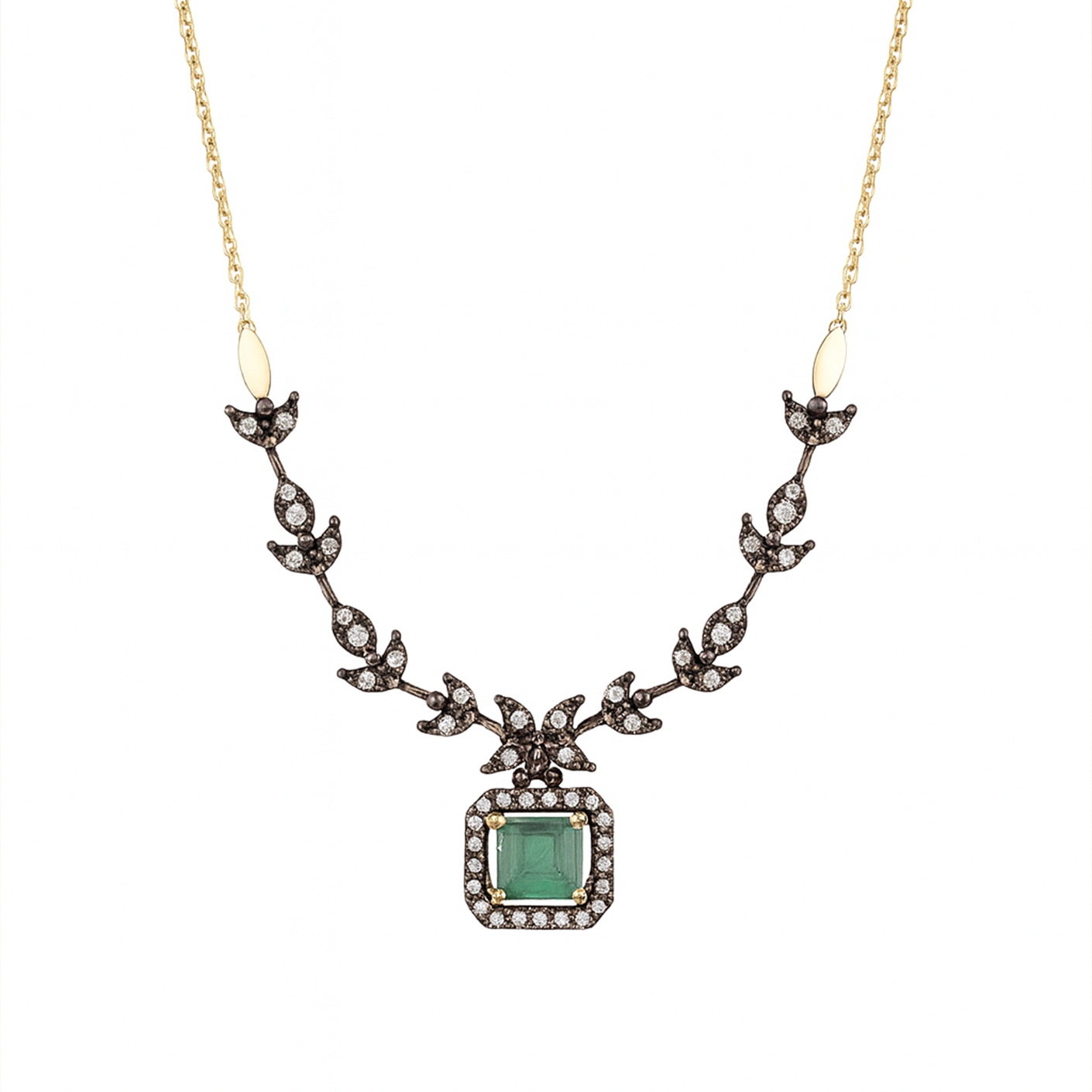 Soraya Emerald Royal Necklace