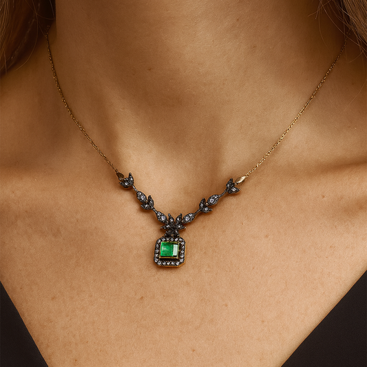 Soraya Emerald Royal Necklace
