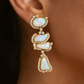 Lina Moonlit Opal Transforming Earrings- Danglers to Studs