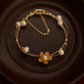 Sena Golden Petal Pearl Bracelet
