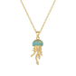 Mina Ocean Bloom Pendant Necklace
