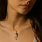 Mina Ocean Bloom Pendant Necklace