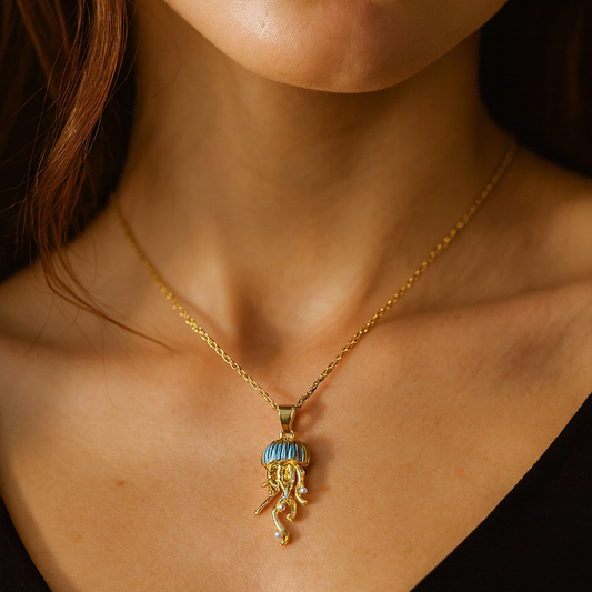 Mina Ocean Bloom Pendant Necklace