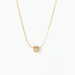 Veya Golden Cube Pendant