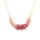 Kyna Ruby Curve Necklace