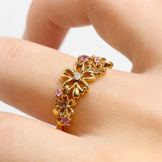 Mira Floral Ring