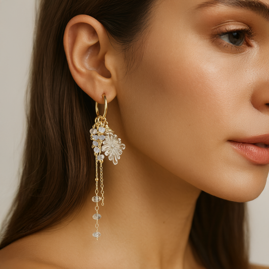 Elif Blossom Drop Earrings
