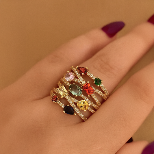 Saraya Regal Cascade Ring