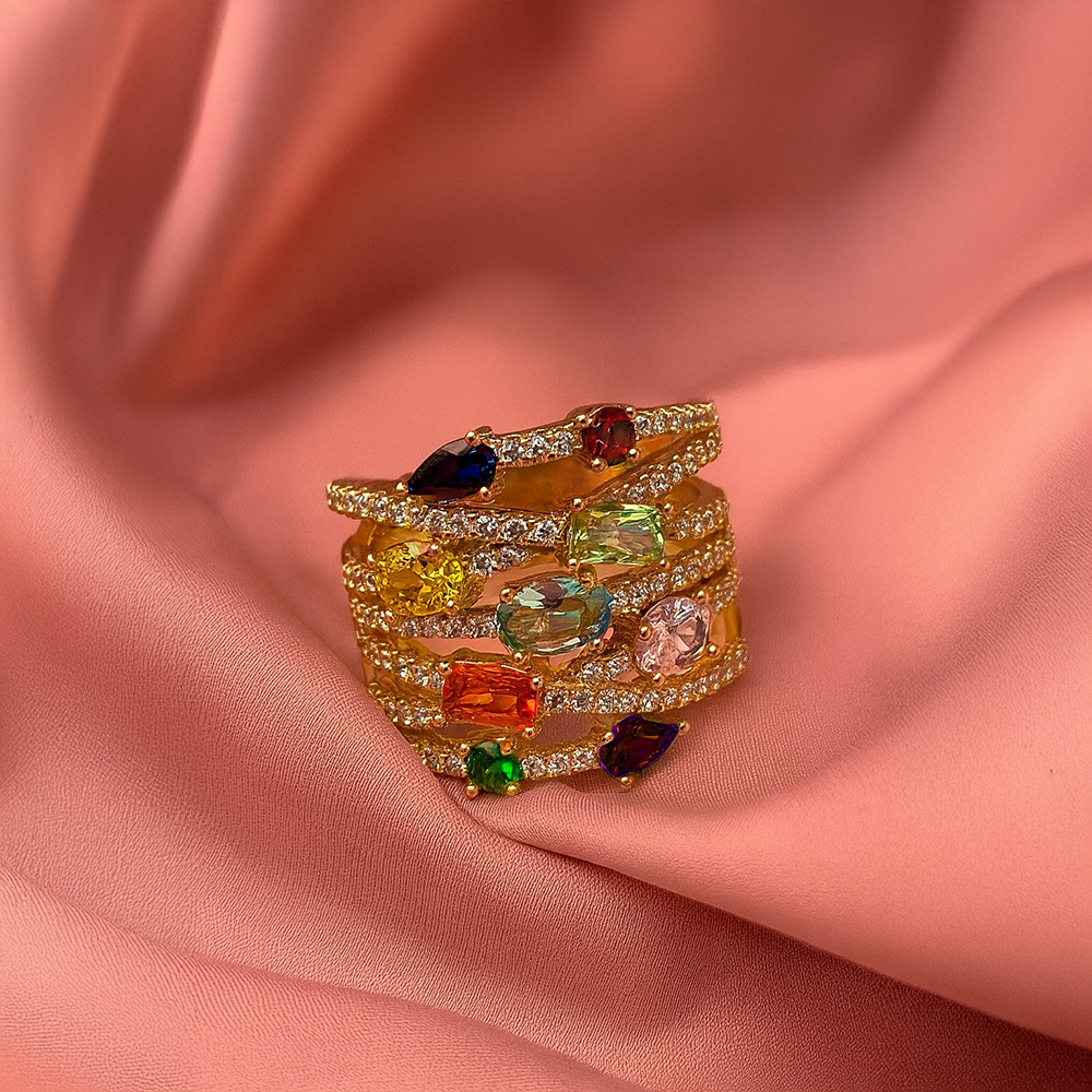 Saraya Regal Cascade Ring