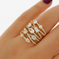Saraya Regal Cascade Ring