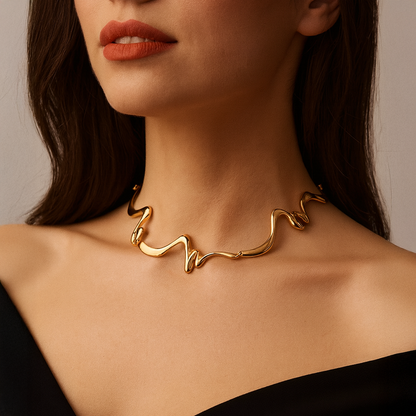 Veda Liquid Gold Choker