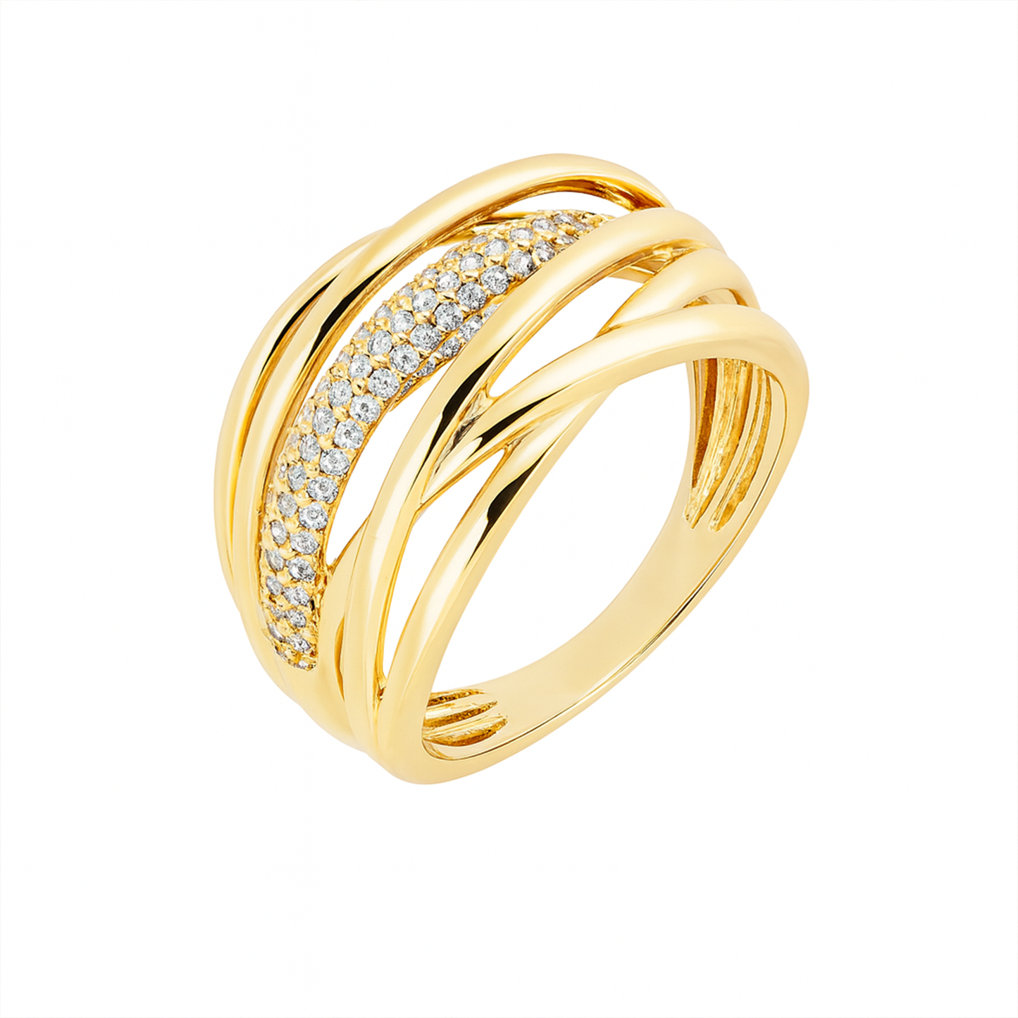 Triple Band Gold Ring