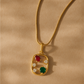 Multi-Gemstone Pendant Necklace