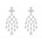 Crystal Cascade Chandelier Earrings