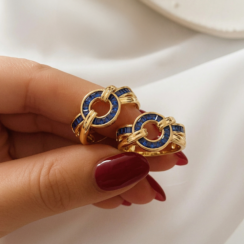 Nocturne Link Halo Ring