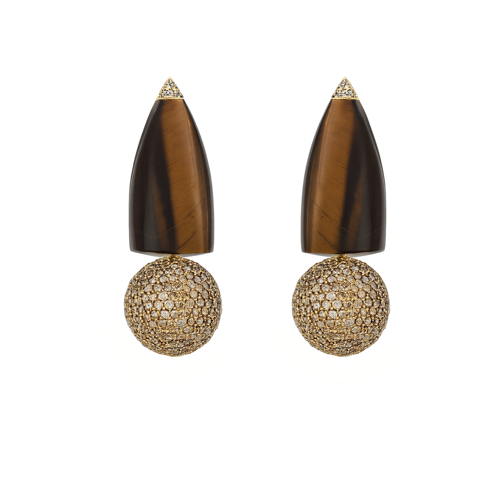 Tiger Drop Earrings
