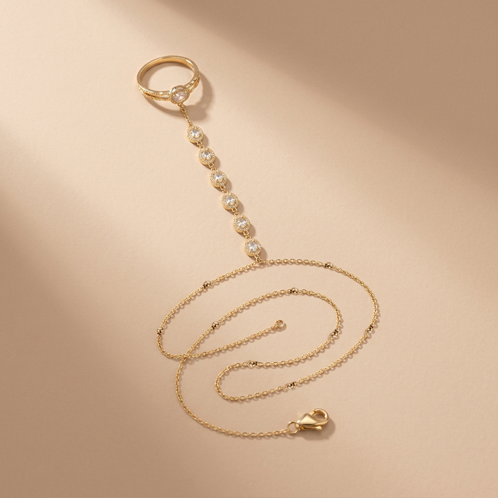 Zarael Radiance Hand Chain Set