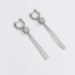 Celestine Crystal Tassel Drop Earrings