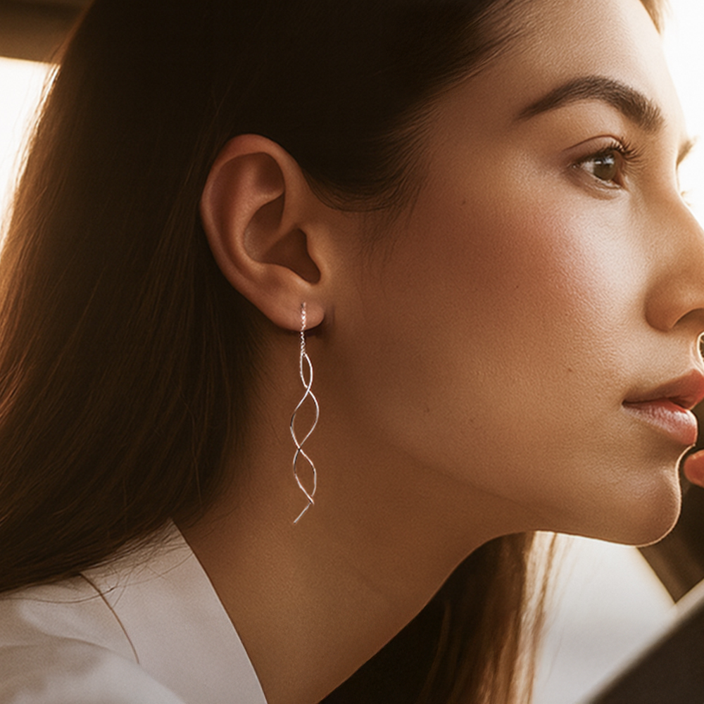 Sia Twisted tassel Earrings