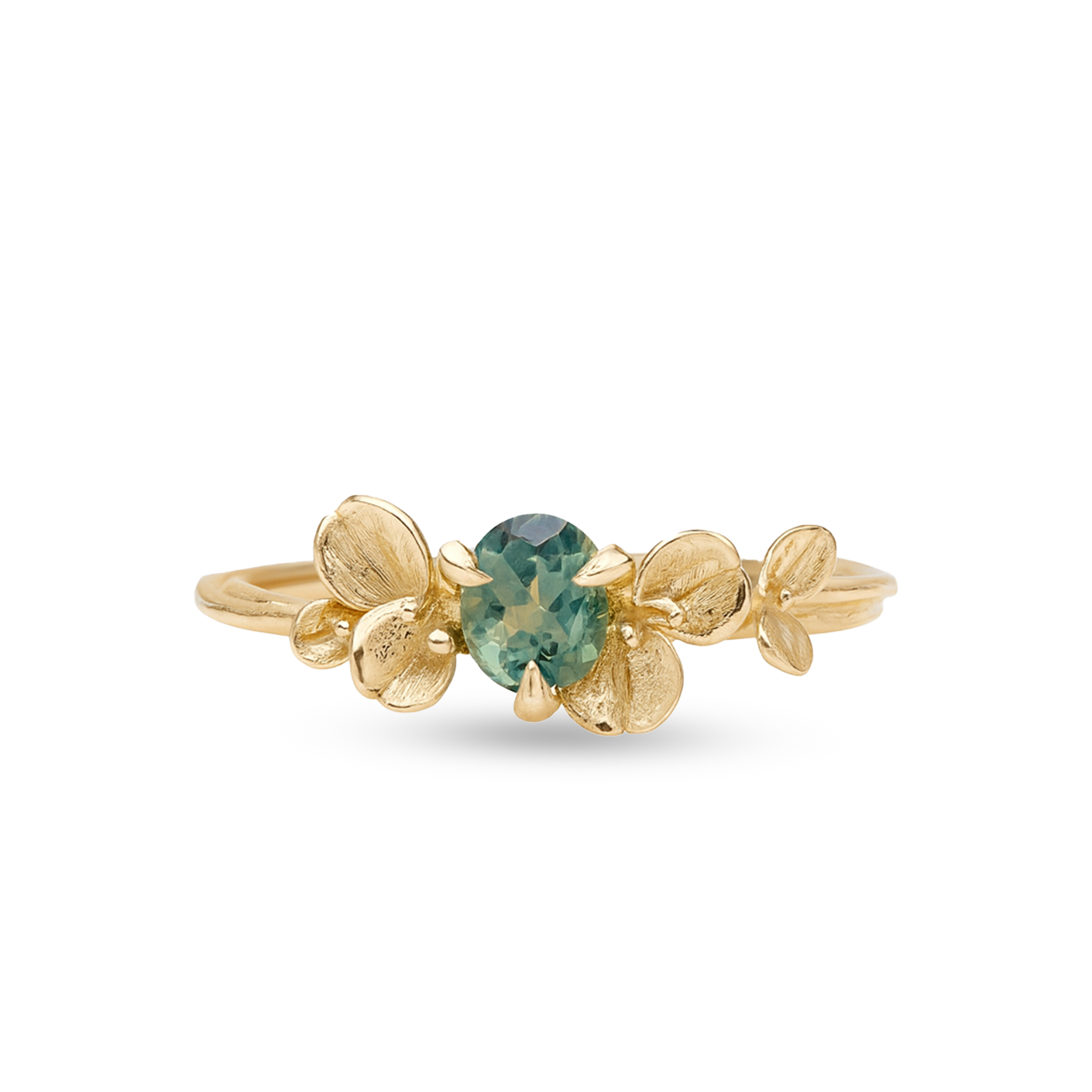 Isla Green Petal Ring