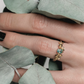 Isla Green Petal Ring