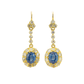 Astrid Midnight Blue Crystal Drop Earrings