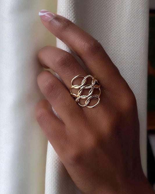 Sorrel Infinity Loop Ring