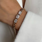 Ivy CZ Studded Gold Jewellery Set