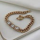 Ivy CZ Studded Gold Jewellery Set
