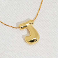 Hana's Bubble Initial Necklace