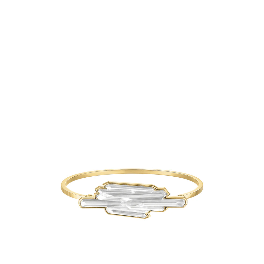 Luna Blue Crystal Bangle