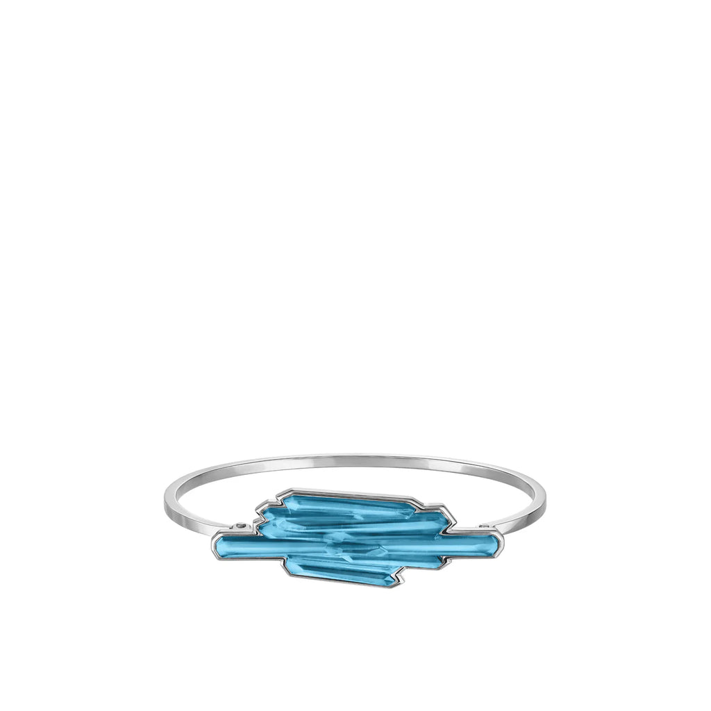 Luna Blue Crystal Bangle