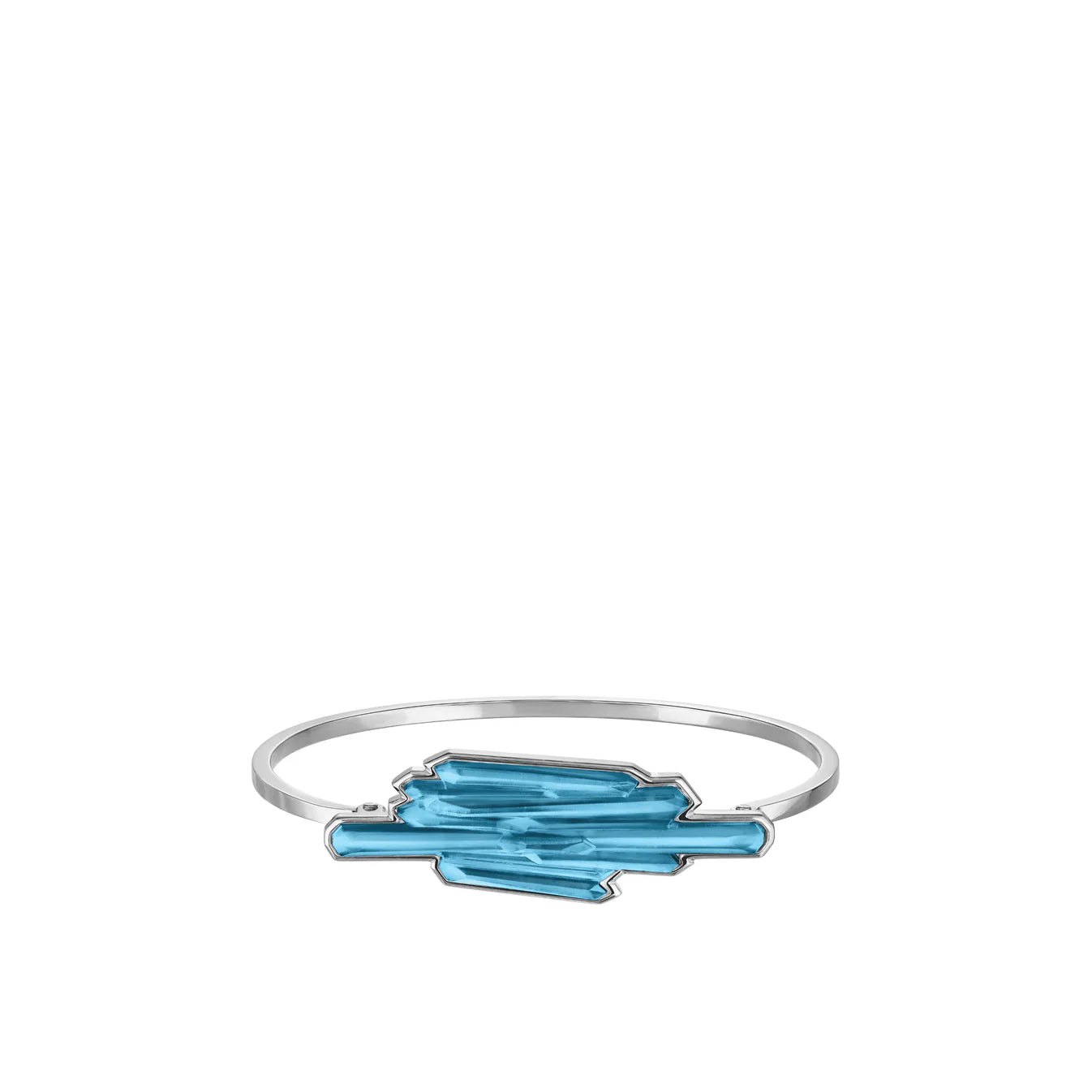 Luna Blue Crystal Bangle