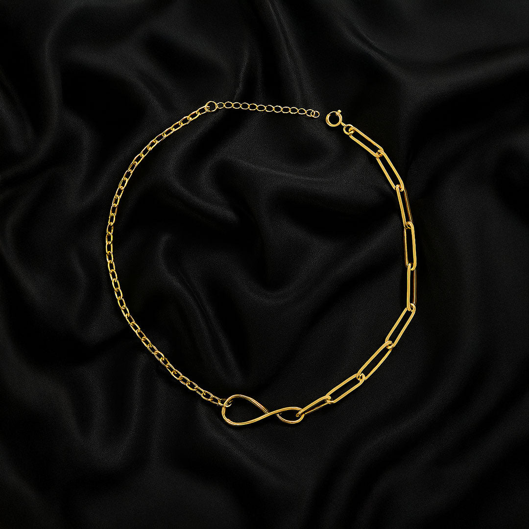 Nyssa Infinity Dual Chain Necklace for Women