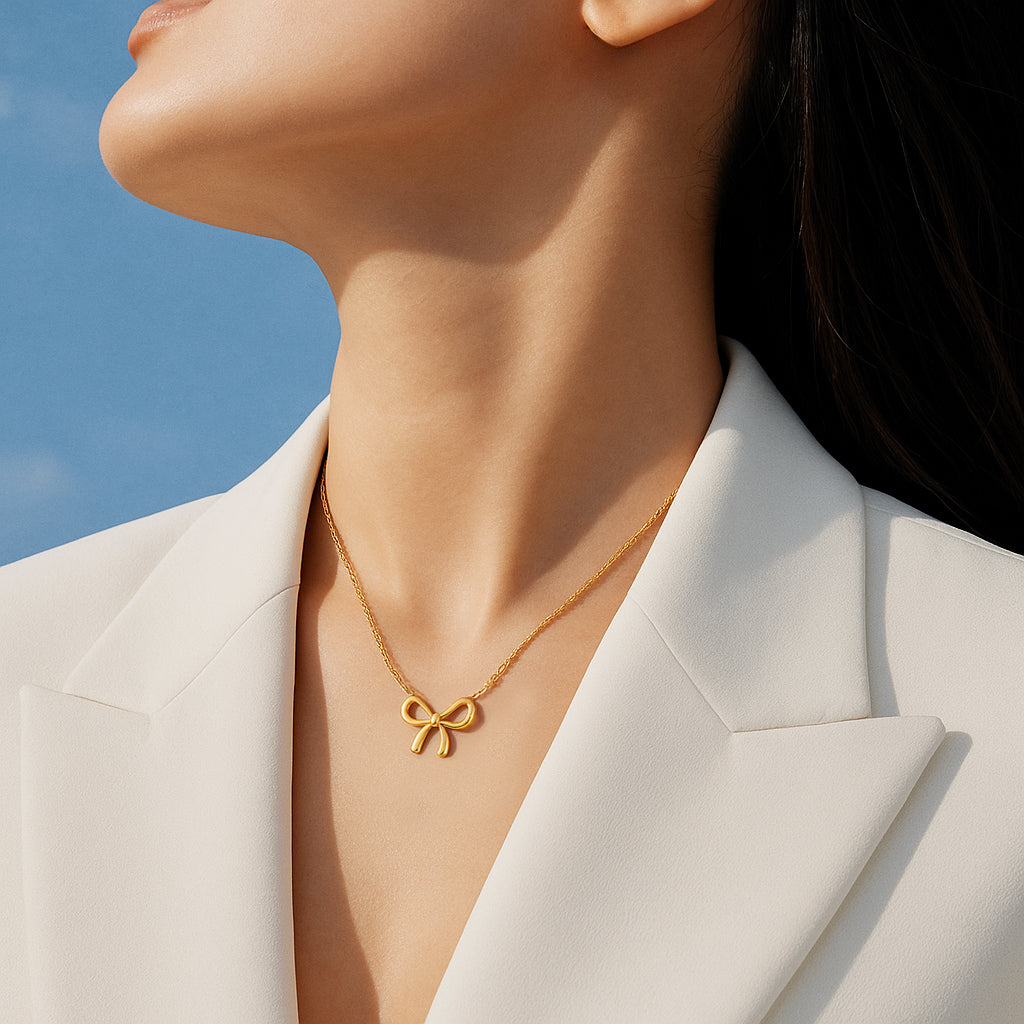 Arcadia Bow Necklace