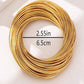 Cleo Metallic Thread Bangle