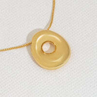 Hana's Bubble Initial Necklace